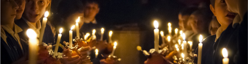 Candlelight communion service in First Presbyterian Church Walnut Ridge